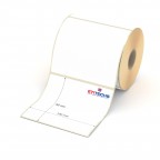 100mm x 90mm Kuşe Etiket