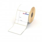 70mm x 70mm Kuşe Etiket