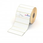 80mm x 20mm Kuşe Etiket 